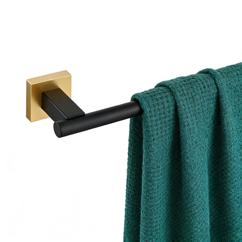 Miyili Matte Black 30" Towel Bar SUS 304 Stainless Steel Towel Holder for Bathroom or Kitchen Wall Mount - Image 1